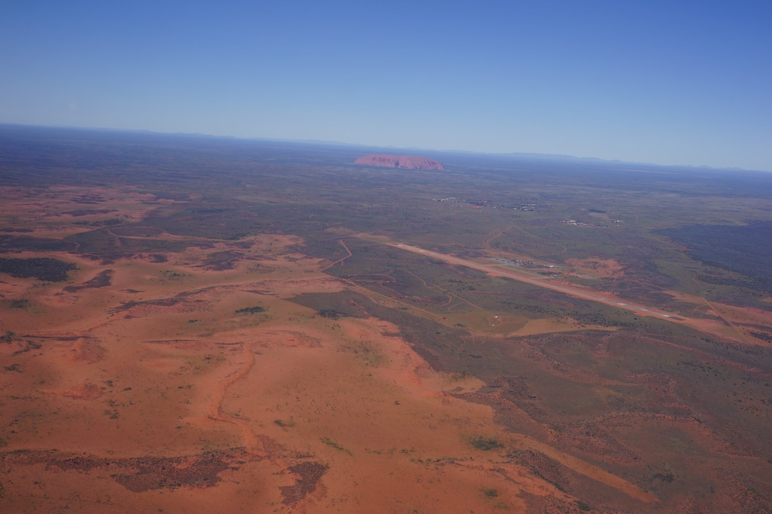 AyersRock Resort from Flight