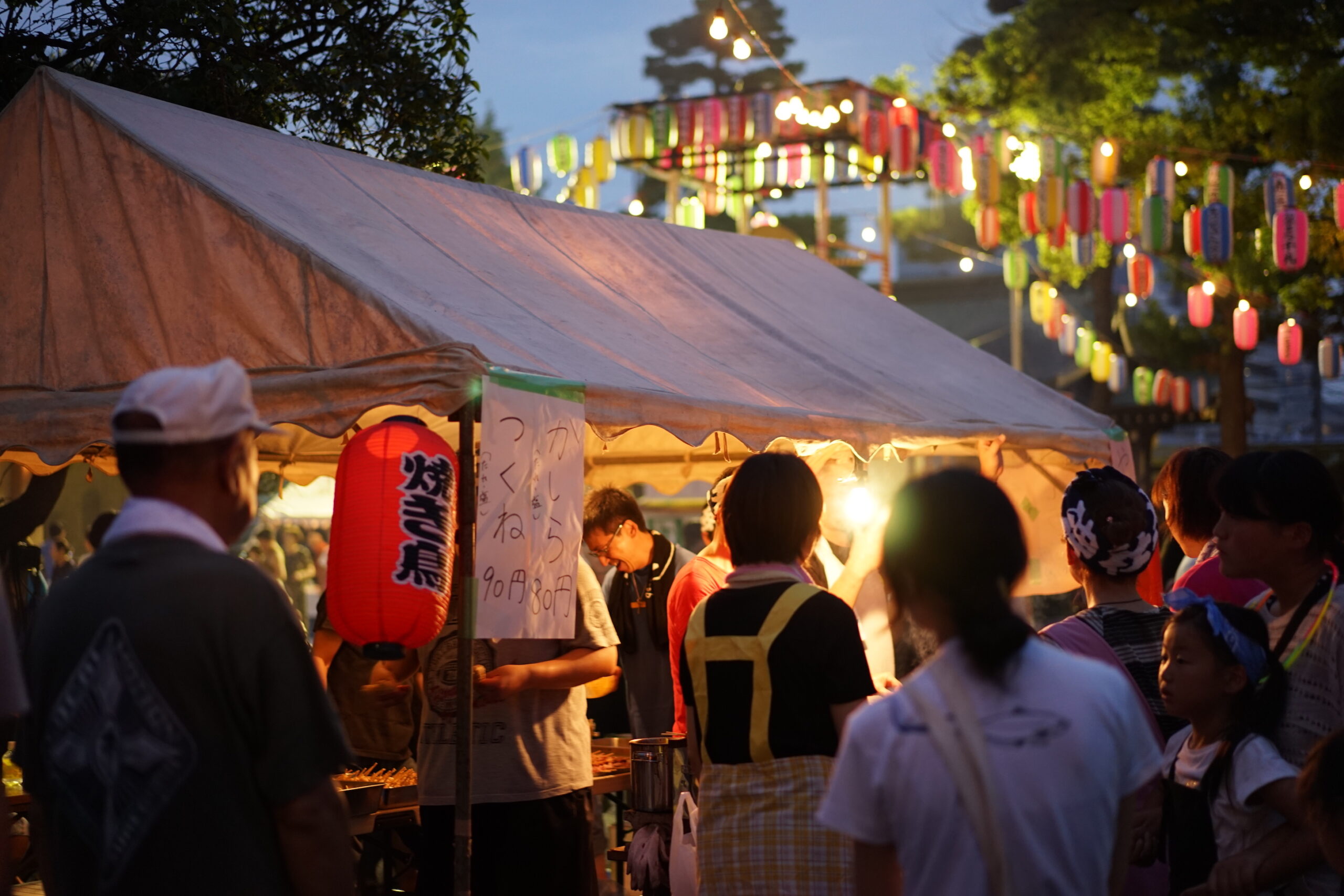 Bon yakitori stall