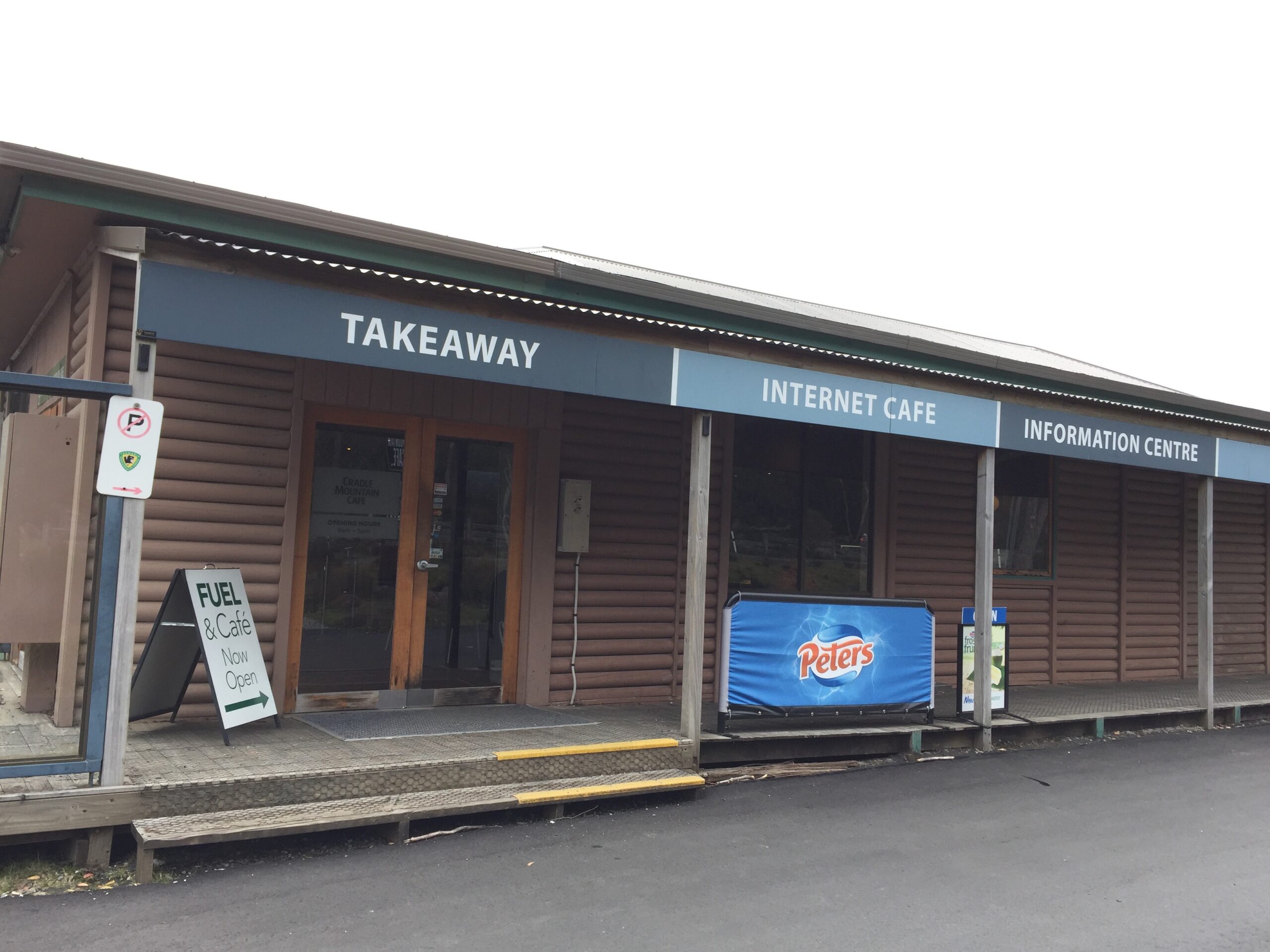 Cafe info Centre Cradle Mt Tasmania