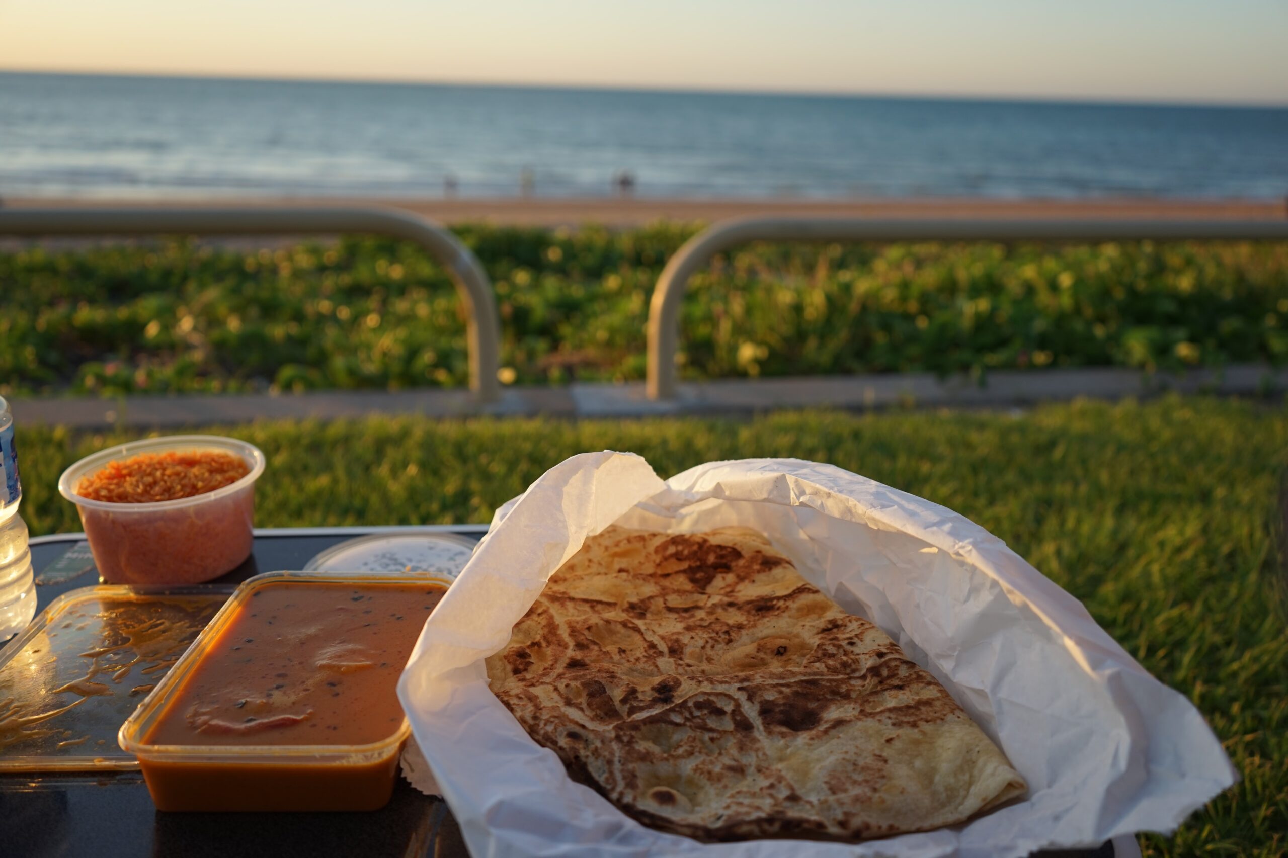 Cullen Bay with Curry at Sunset time