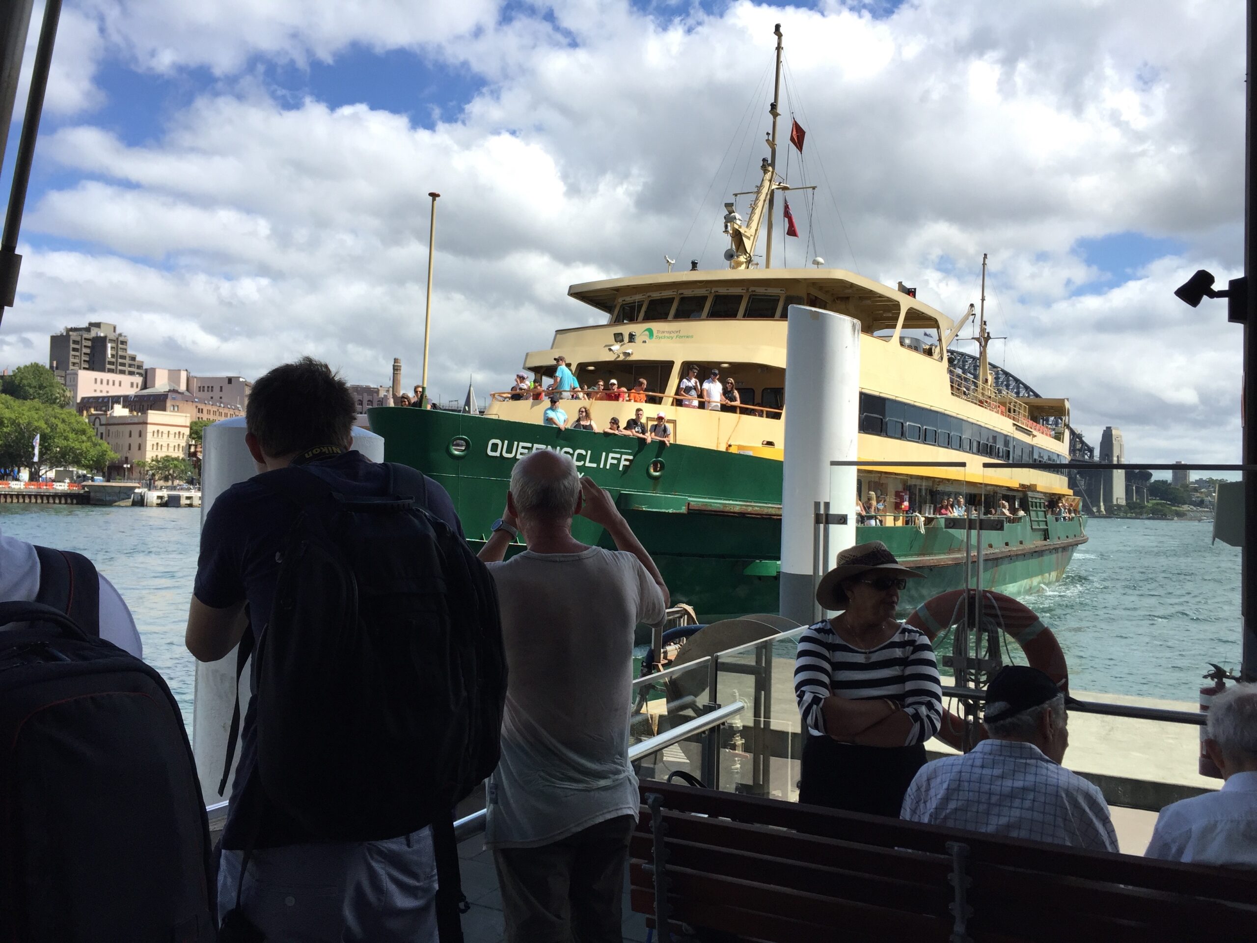 Ferry at Quay Sydney Australia