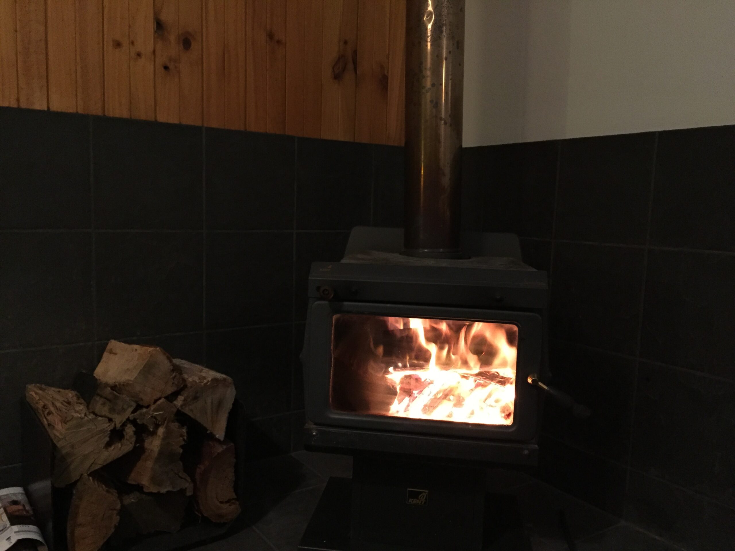 Fire place Cradle Mt Lodge