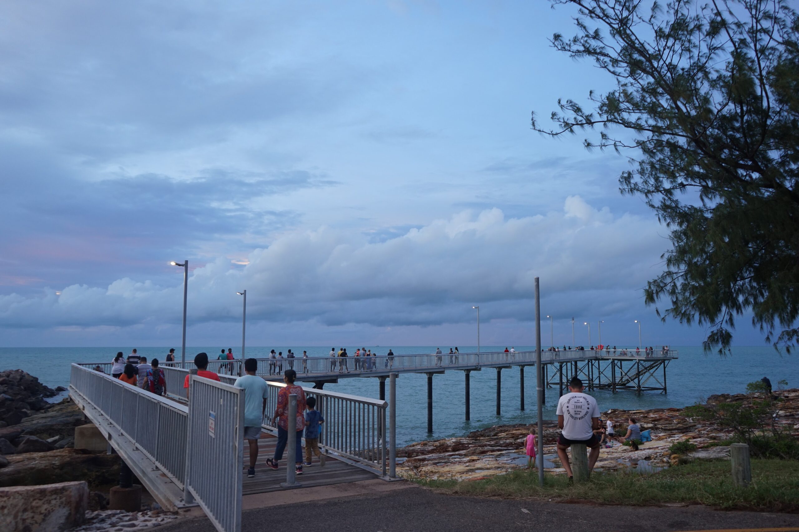 Night Cliff Jetty