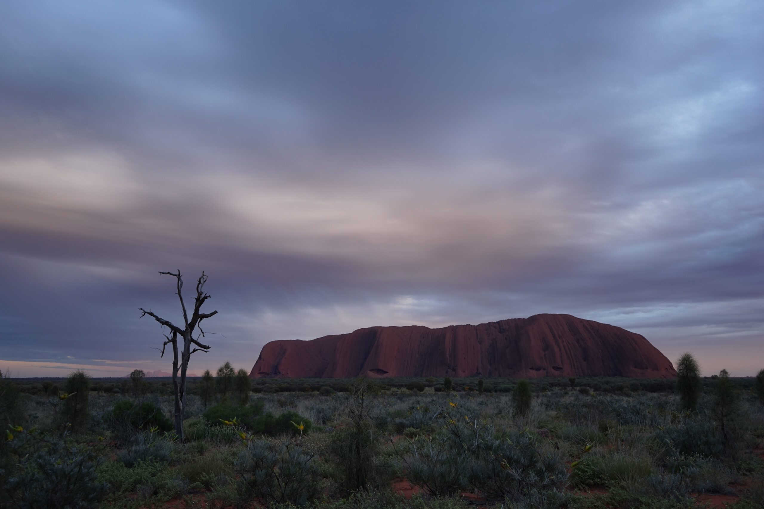 Uluru before sunrise