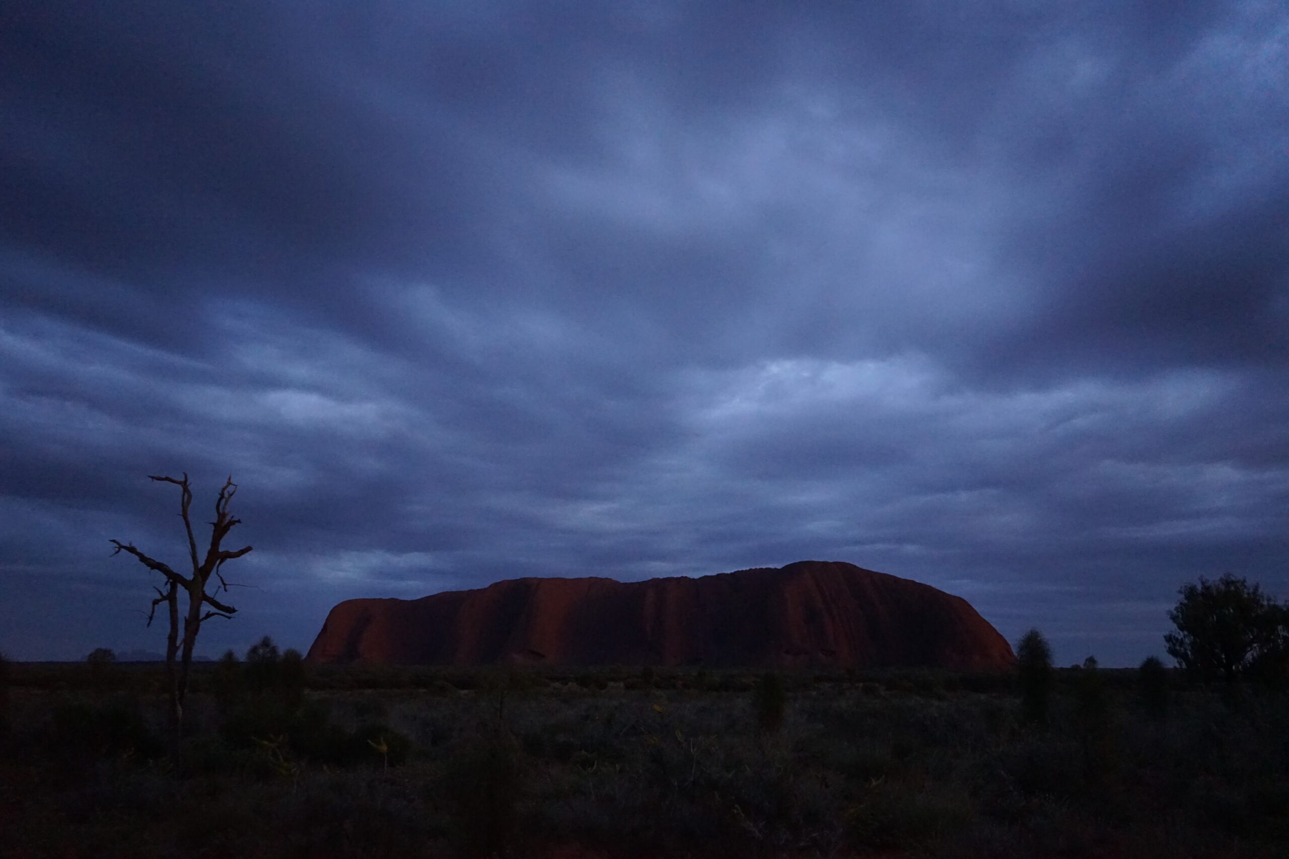 Uluru before sunrise