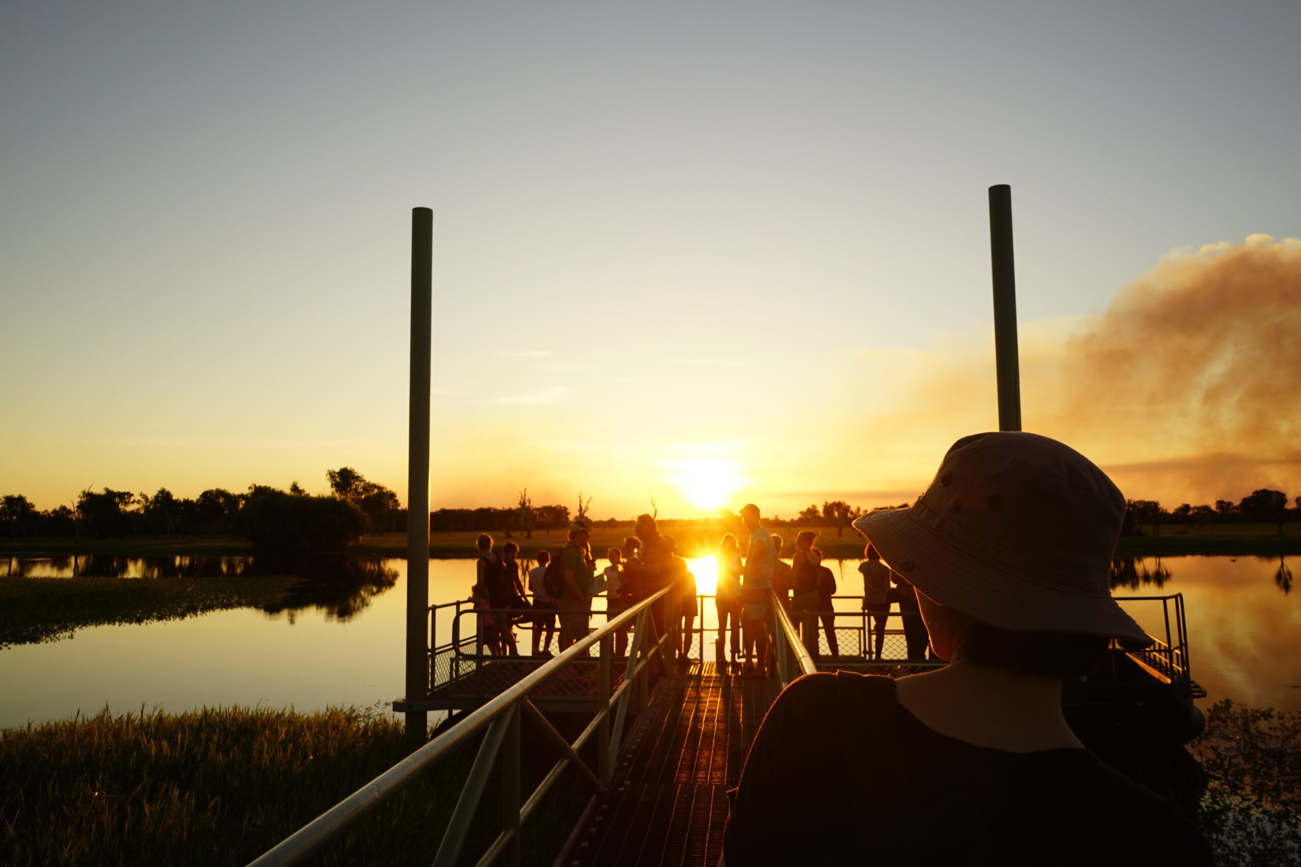 Yellow Water Sunset Australia Kakadu