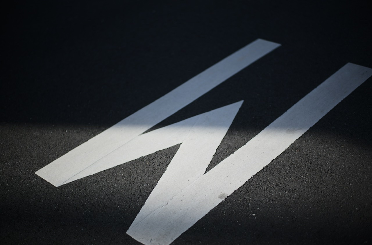 M on road