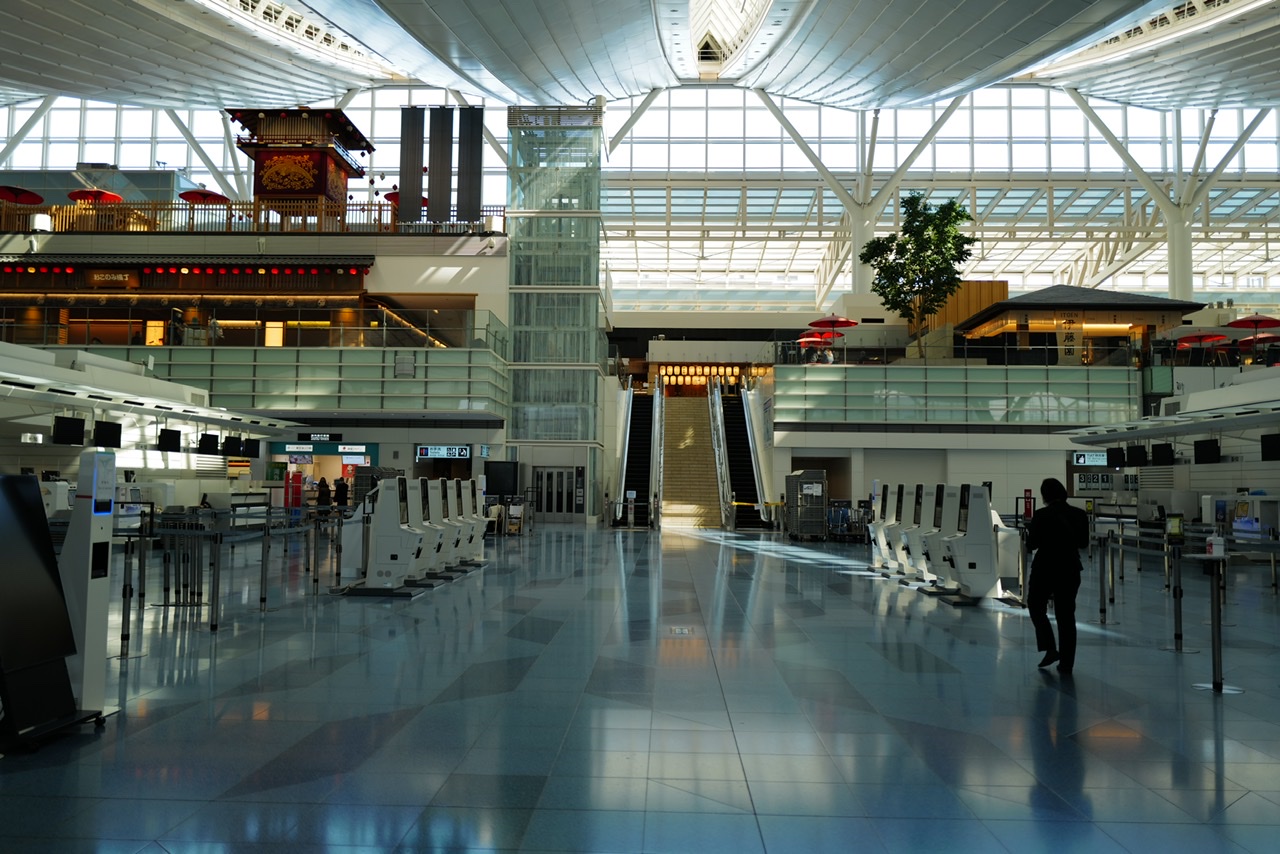 Haneda International Terminal under COVID19