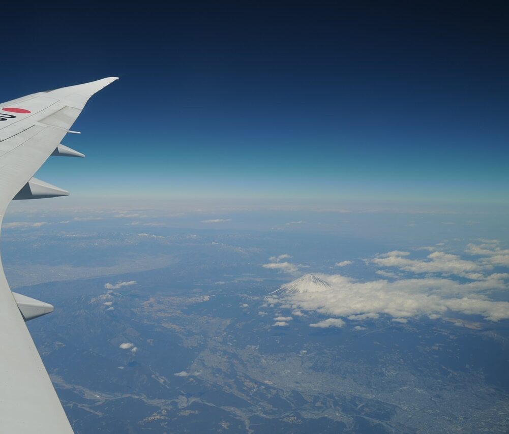 Mt.Fuji from Airplane