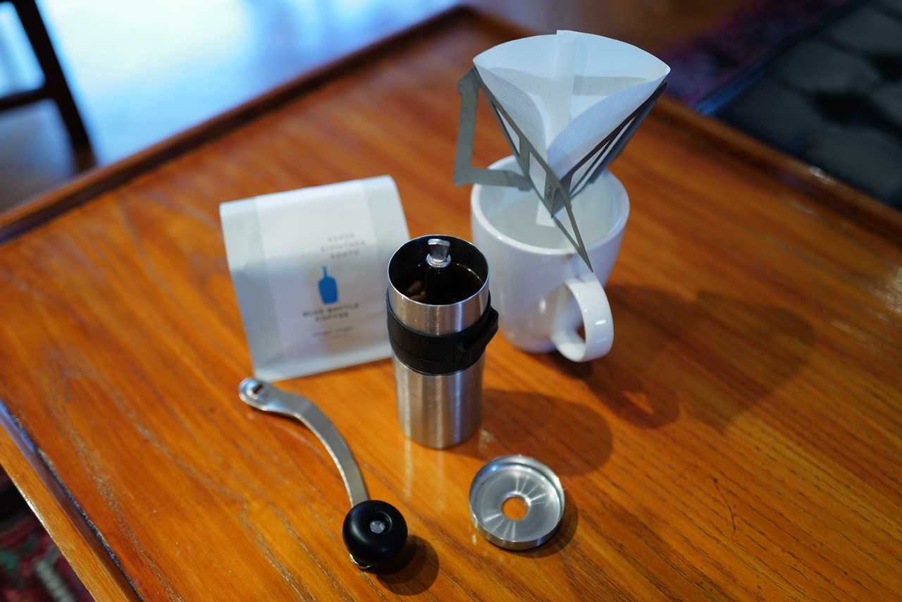 Coffee set for travel